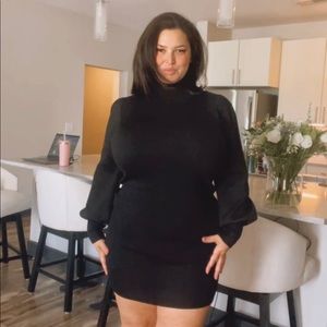 Turtle Neck sweater dress